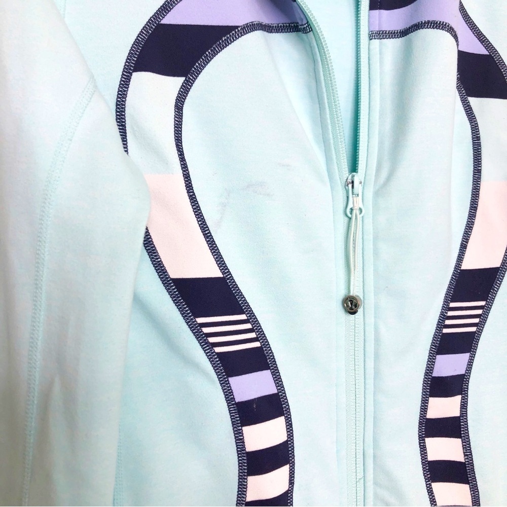 Lululemon In Stride Heathered Aquamarine Jacket - Picture 3 of 11